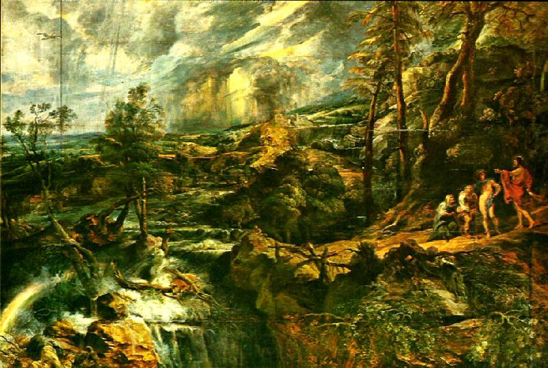 Peter Paul Rubens ovaderslandskap France oil painting art
